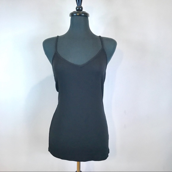 Black spaghetti strap tank top - Picture 1 of 3